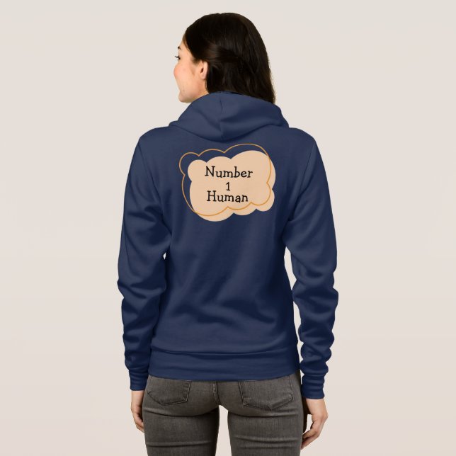 Camiseta Número 1 - Camisa-T humana (Parte Traseira Completa)