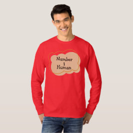 Camiseta Número 1 - Camisa-T humana