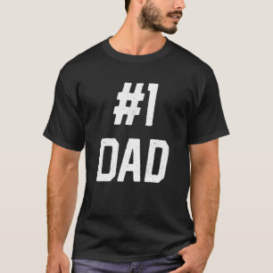 Camiseta Número 1 do Pai Um Dia de os pais