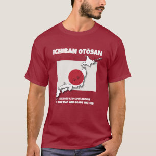 Camiseta Número 1 Pai Japonês Ichiban Otosan PAPAI JAPONÊS