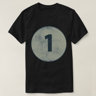 Camiseta Número 1 Vintage Distorcida