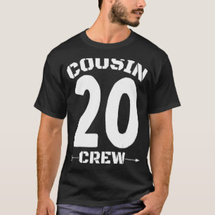 Camiseta Número 20 Grupo Familiar de Reunião de Caixas de P