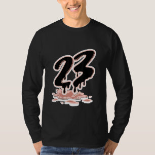 Camiseta Número 23 Colagem de Drivers 1 Ponta de Crimson Ár