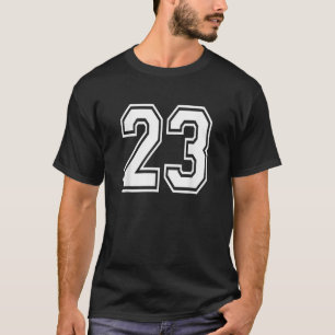 Camiseta Número 23 da Equipe Uniforme de Esporte 23