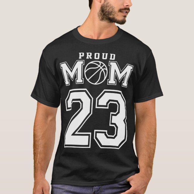 Camiseta Número 23 - Personalizada Mãe Personalizada De Bas (Frente)