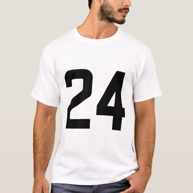 CAMISETA NÚMERO 24 (Frente)