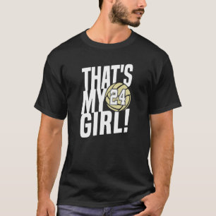 Camiseta Número 24 que é a minha garota 24