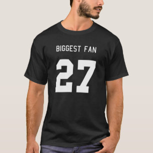 Camiseta Número 27 Maior Visto Esportivo Fan Esportivo Fute