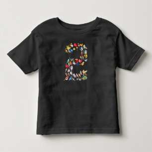 Camiseta Número 2 Tema Aves 2 Anos Criança