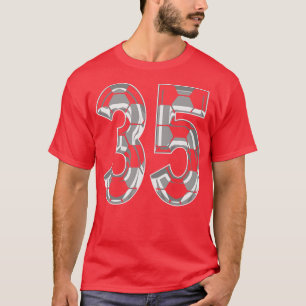 Camiseta Número 35 Jersey 35