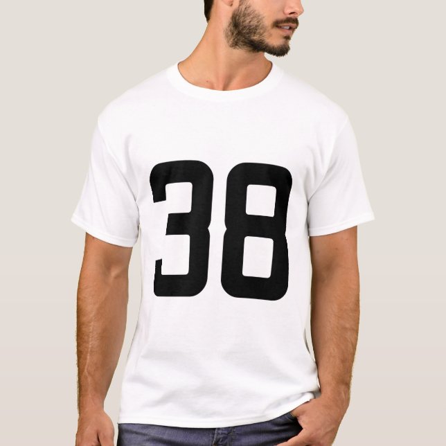 CAMISETA NÚMERO 38 (Frente)