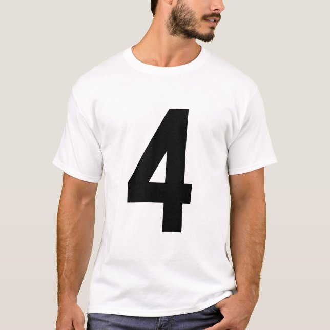 CAMISETA NÚMERO 4 (Frente)
