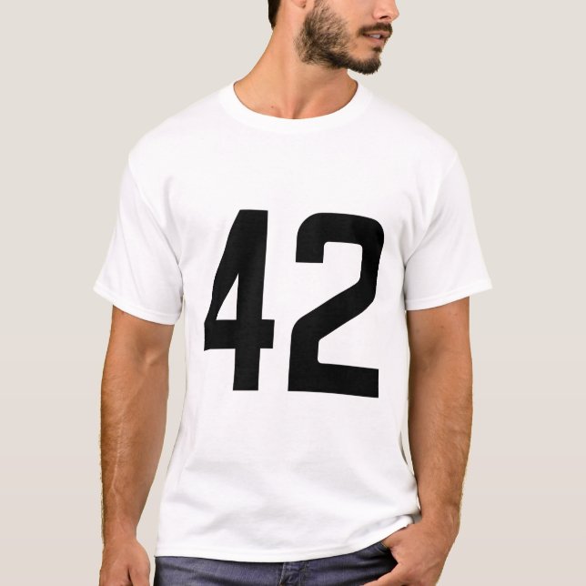 CAMISETA NÚMERO 42 (Frente)
