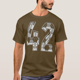 Camiseta Número 42 Jersey 42 Ventilador do jogador mãe