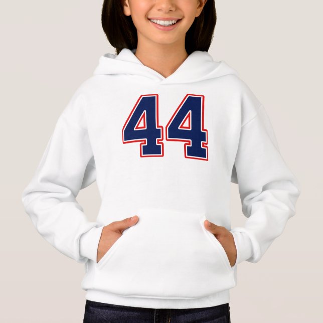 Camiseta Número 444 Sports Jersey Hoodie (Frente)