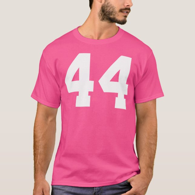 Camiseta Número 44 (Na Frente De Trás) Equipe Esportiva Jer (Frente)
