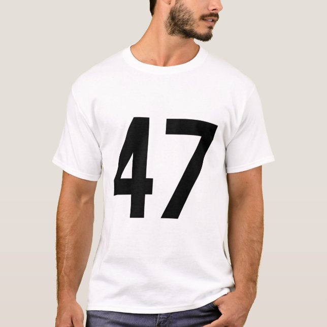 CAMISETA NÚMERO 47 (Frente)