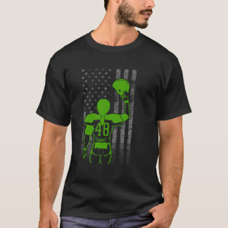 Camiseta Número 48: Bandeira De Jogador De Futebol Verde Co