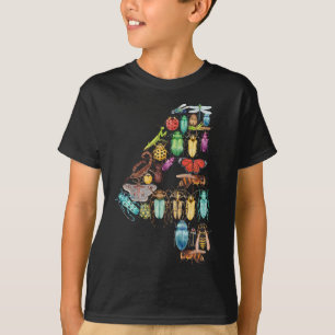 Camiseta Número 4 Insetos Insetam Beeltles De 4 Anos Menino