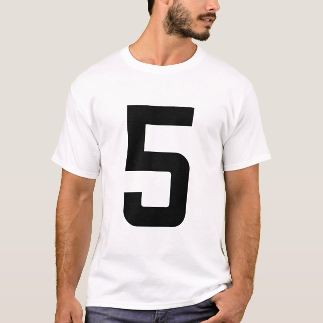 CAMISETA NÚMERO 5 (Frente)