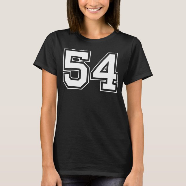 Camiseta Número 54 (Frente)