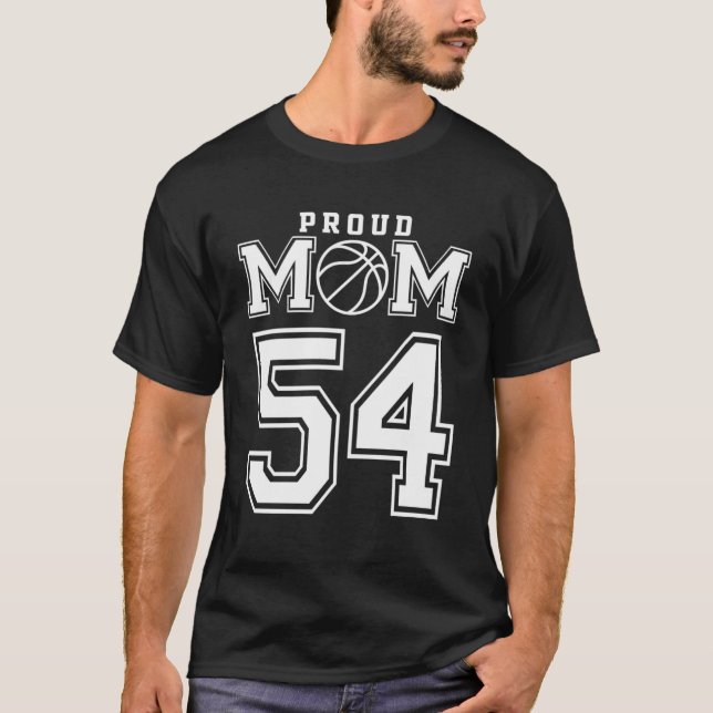 Camiseta Número 54 - Personalizada Mãe Personalizada De Bas (Frente)