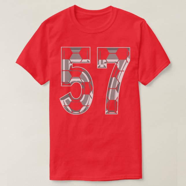 Camiseta Número 57 Jersey 57 (Frente do Design)
