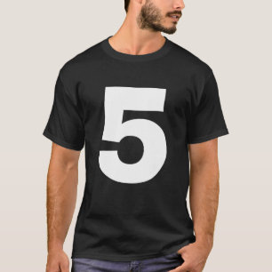 Camiseta Número 5. Cinco
