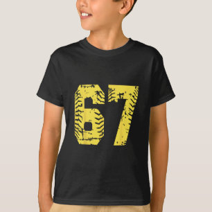 Camiseta Número 67 Grupo Amarelo Correspondente Aniversário