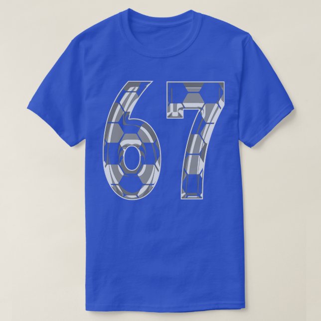 Camiseta Número 67 Jersey 67 Mãe Player Ventilador 1 (Frente do Design)