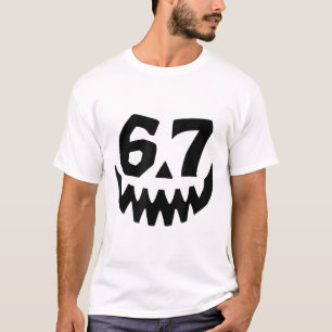 Camiseta Número 67 Seis Sete Correspondente Meme 6 7 do Dia