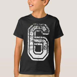 Camiseta Número 6 Correspondente ao Meme 67 do Dia das Brux