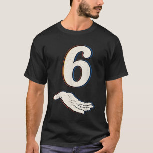 Camiseta Número 6 Fantasia de Halloween do Meme 67 Homens M