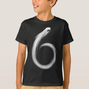 Camiseta Número 6 Fantasma Divertido Seis Sete 67 Meme de H