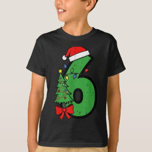 Camiseta Número 6 Natal 6 7 Combinando 67 Meme Homens Mulhe