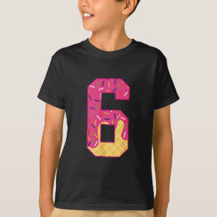 Camiseta Número 6 Sorvete Gotejamento 67 Casal Meme Hallowe