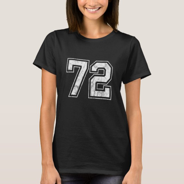 Camiseta Número 72 (Frente)