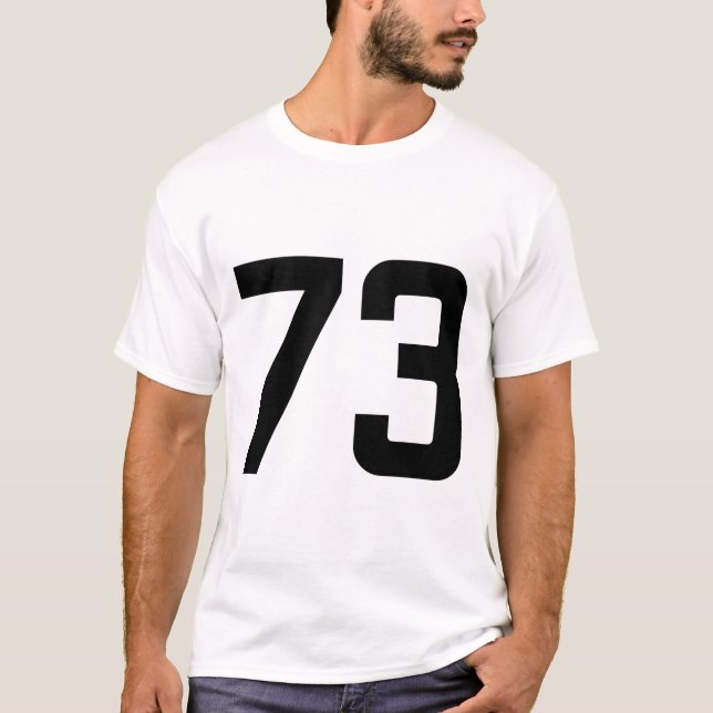 CAMISETA NÚMERO 73 (Frente)