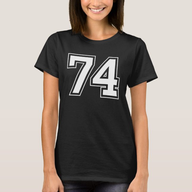Camiseta Número 74 (Frente)