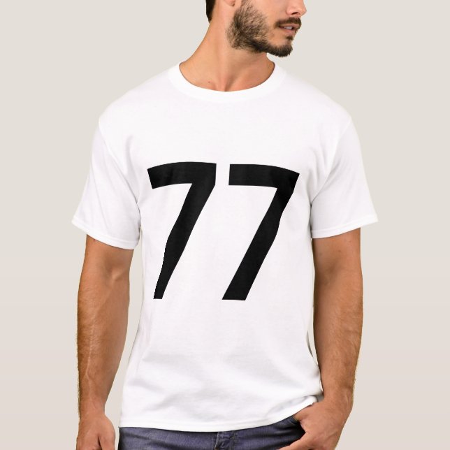 CAMISETA NÚMERO 77 (Frente)