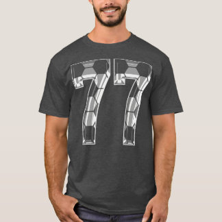 Camiseta Número 77 Jersey 77 Mãe Jogador Ventilador 1