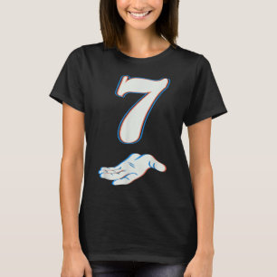 Camiseta Número 7 Correspondente 67 Seis Sete Meme Casal Ha