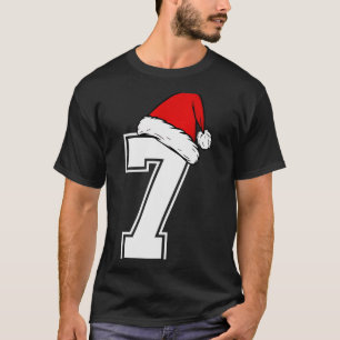 Camiseta Número 7 Correspondente a Seis Sete 6 7 Meme 6 7 N