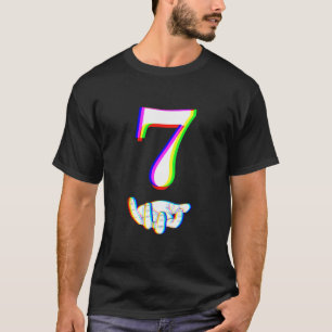 Camiseta Número 7 Correspondente Roupa de Halloween Meme 67