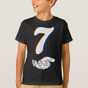Camiseta Número 7 Correspondente Roupa de Halloween Meme 67
