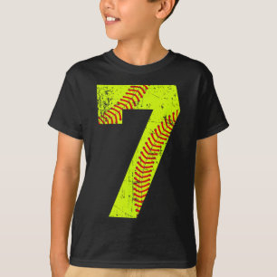 Camiseta Número 7 de Jersey Soft Vintage 