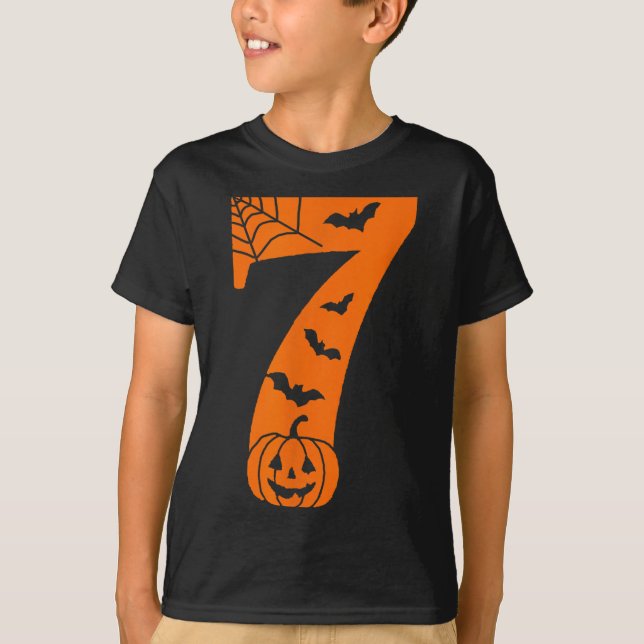 Camiseta Número 7 Dito de Meme Engraçado 6 7 Seis Sete Hall (Frente)