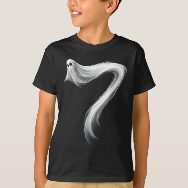 Camiseta Número 7 Fantasma Divertido Seis Sete 67 Meme de H (Frente)