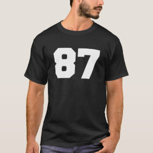 Camiseta Número 87 Sports Jersey Player 87 FANTE FRONT Impr