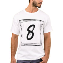 Número 8 minimalista